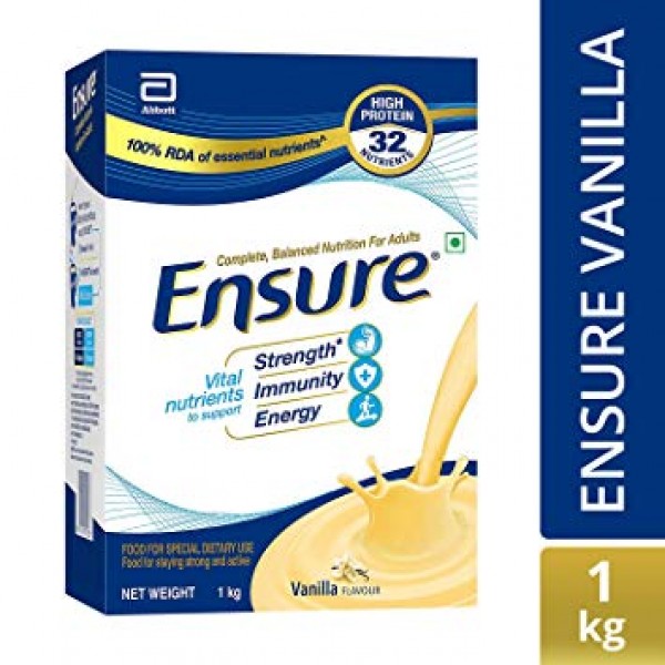 Ensure Balanced Adult Nutrition Health Drink - 1kg  ( Vanilla )
